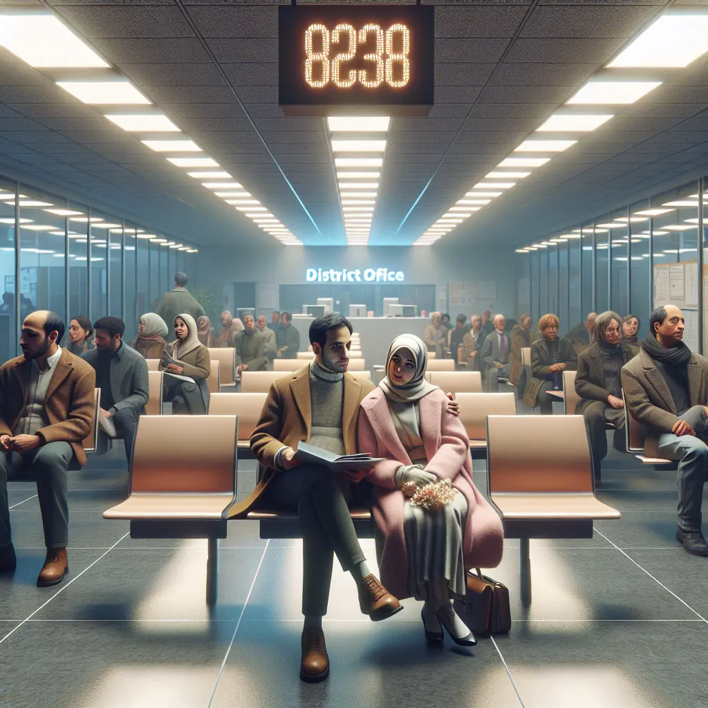 Engaged Couple Reserves Ticket Number A112 for Ceremony at Wedding District Office