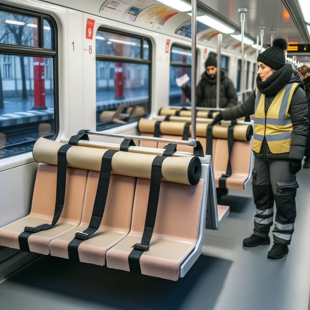Twelve U-Bahn Seats Vanish on U6 in Wedding, Leaving Commuters to Balance on Yoga Mats