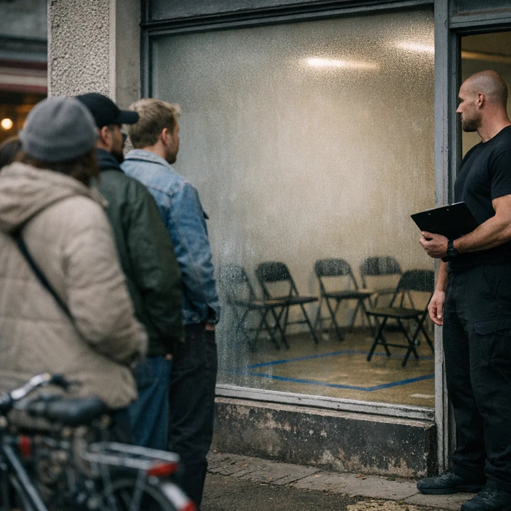 Berghain Bouncer Teaches “Rejection With Dignity” in Wedding, Charging Extra for the K-Hole Debrief