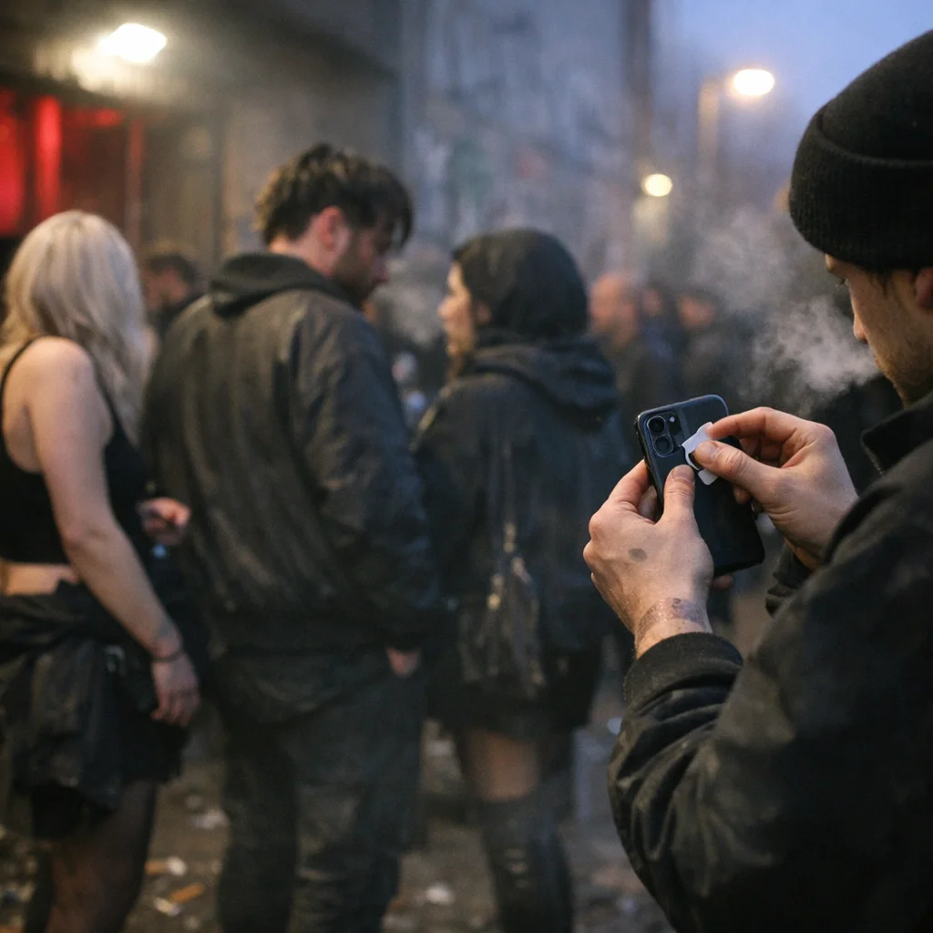 At About Blank, Locals Report Seeing God During an Acid Breakdown in the Smoking Area