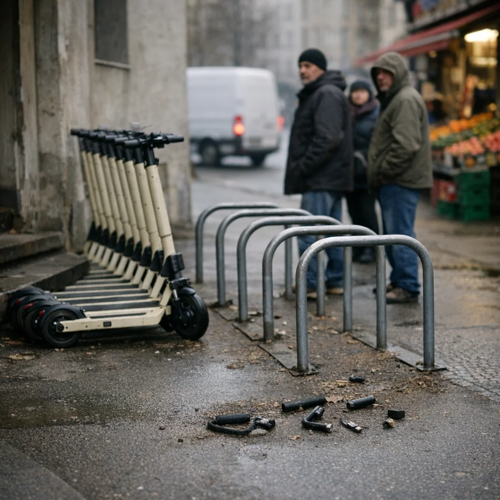 47 Bikes Vanish Overnight; Identical Scooters Appear Like They Were Always There