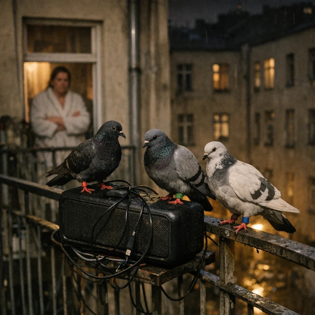 Techno After-Hours Meet Their Match as Trained Pigeons Begin Enforcing Quiet Hours