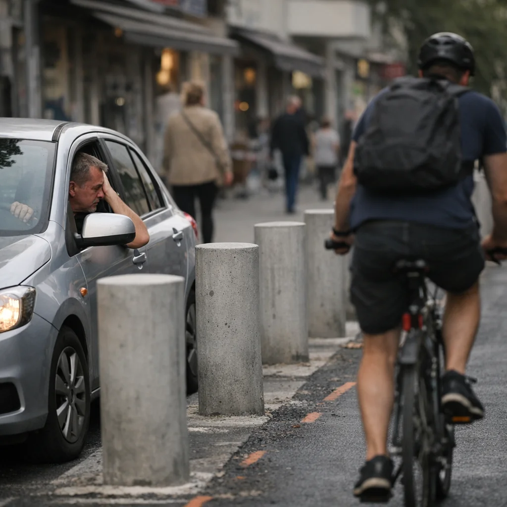 Concrete Bollards in Wedding Demand Emotional Consent Before Allowing Any Vehicle to Pass