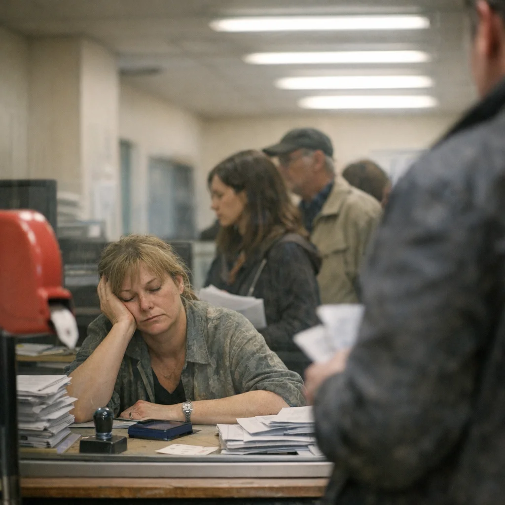 "It’s a Game of Time," Says Man at Rathaus Schalter While Promising Trump-Style Results in "Two Weeks"