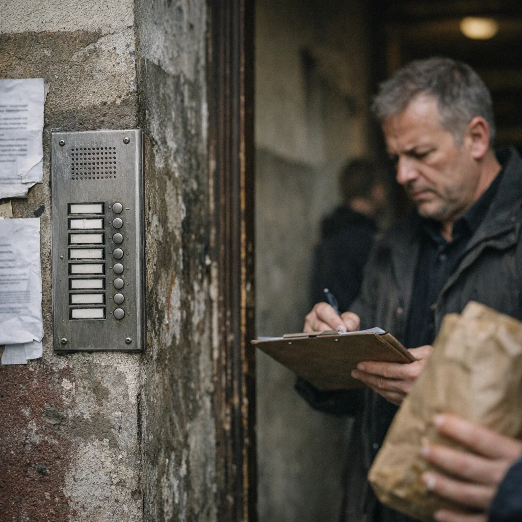 Rolf Seidel Demands a Fair Schröder Rating, Then Quietly Grades Everyone Else in Wedding From His Balcony