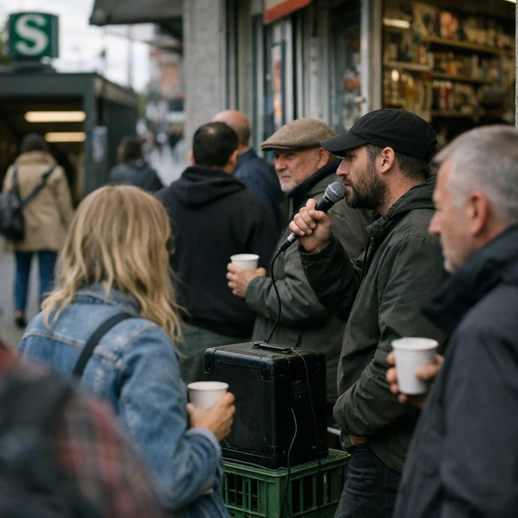 Colbert Slams Trump Admin After CBS Pulls Talarico Interview; the Kiez Roars Back with a Neighborhood Block-Broadcast