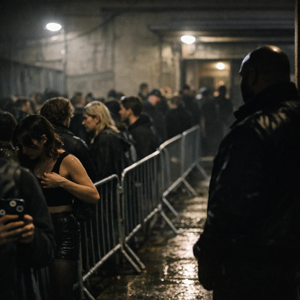 GHB Communion: Wedding Man Offers Three Sacrifices to the Berghain Bouncer