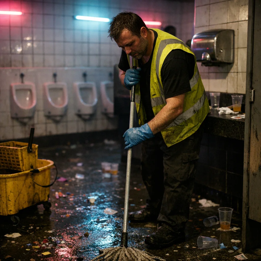 Kater Blau Janitor Declares Bathroom War After Influencer Praises 'Pristine' Floors