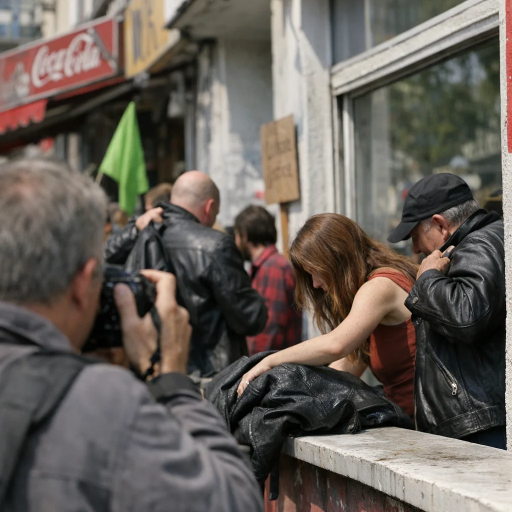 Leather and Lentils: Vegan Marchers in Wedding Tracked by Their Own Jackets