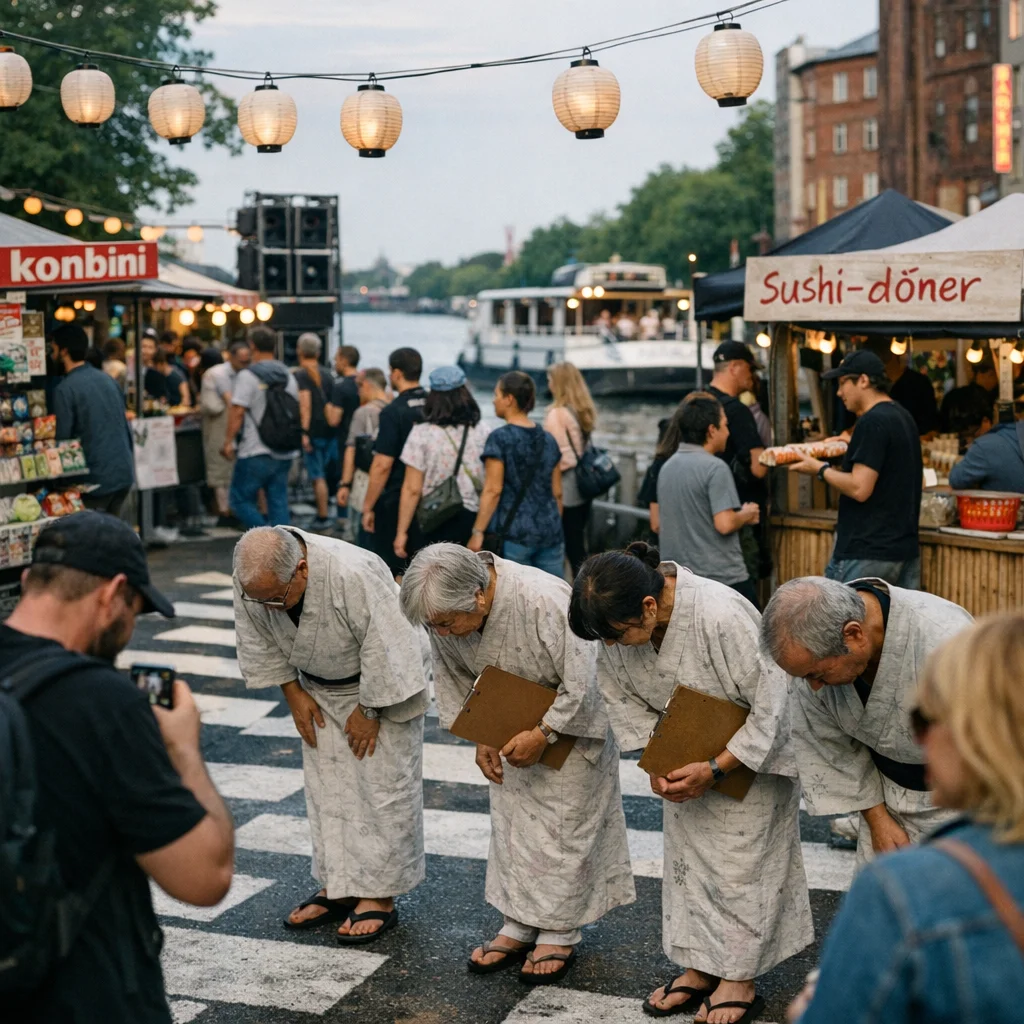 Shibuya on the Spree? Wedding’s Japanmarkt Delivers Sushi‑Döner, Foam Taxis and Retirees Teaching Proper Bowing