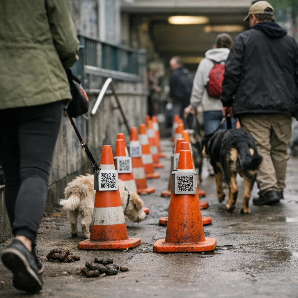 Der macht doch nix: Berlin's Dog-Poop Slalom Is a Sponsored Street Opera