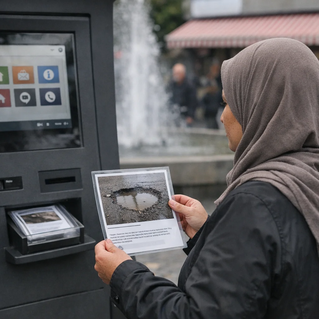 Bring a Grievance, Leave a Press Kit: Wedding’s New Complaint Kiosk Prints Your Outrage in Instagram Format