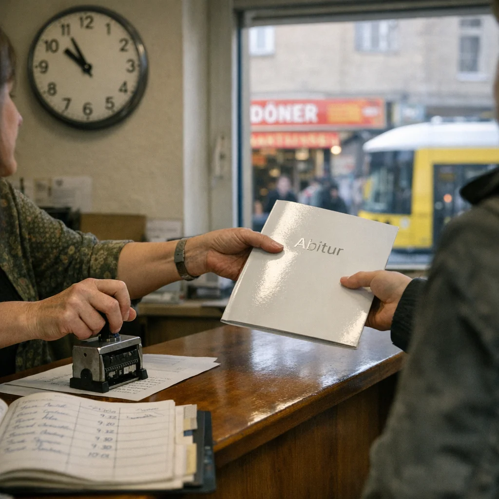 Not Fewer Students, Fewer Folders: How a Two‑Hour Pickup Window Sent Wedding’s 2025 Abitur Rate Into the Red