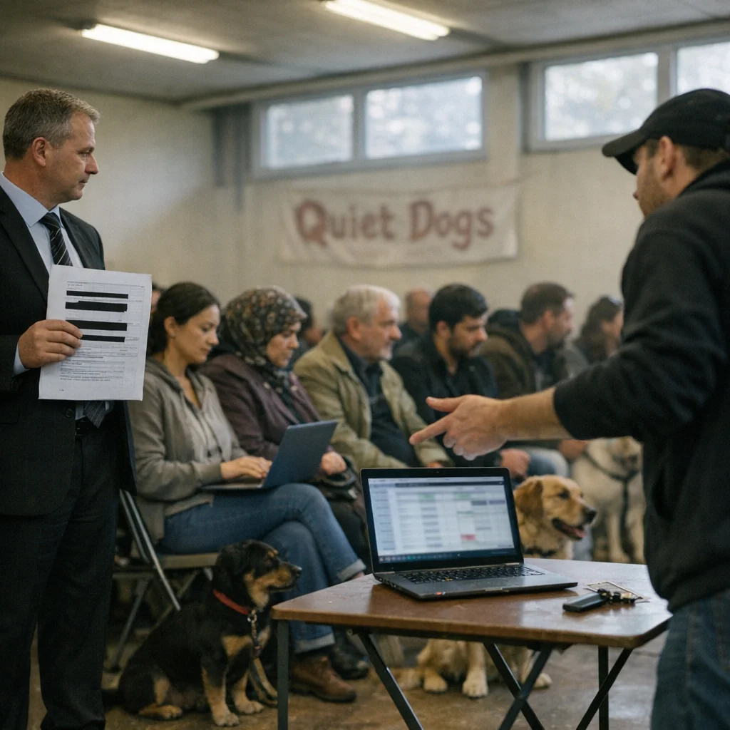 Wedding’s 'Quiet Dogs' Scheme Hides a Budget Item Called 'Domestic Stress Corpus'