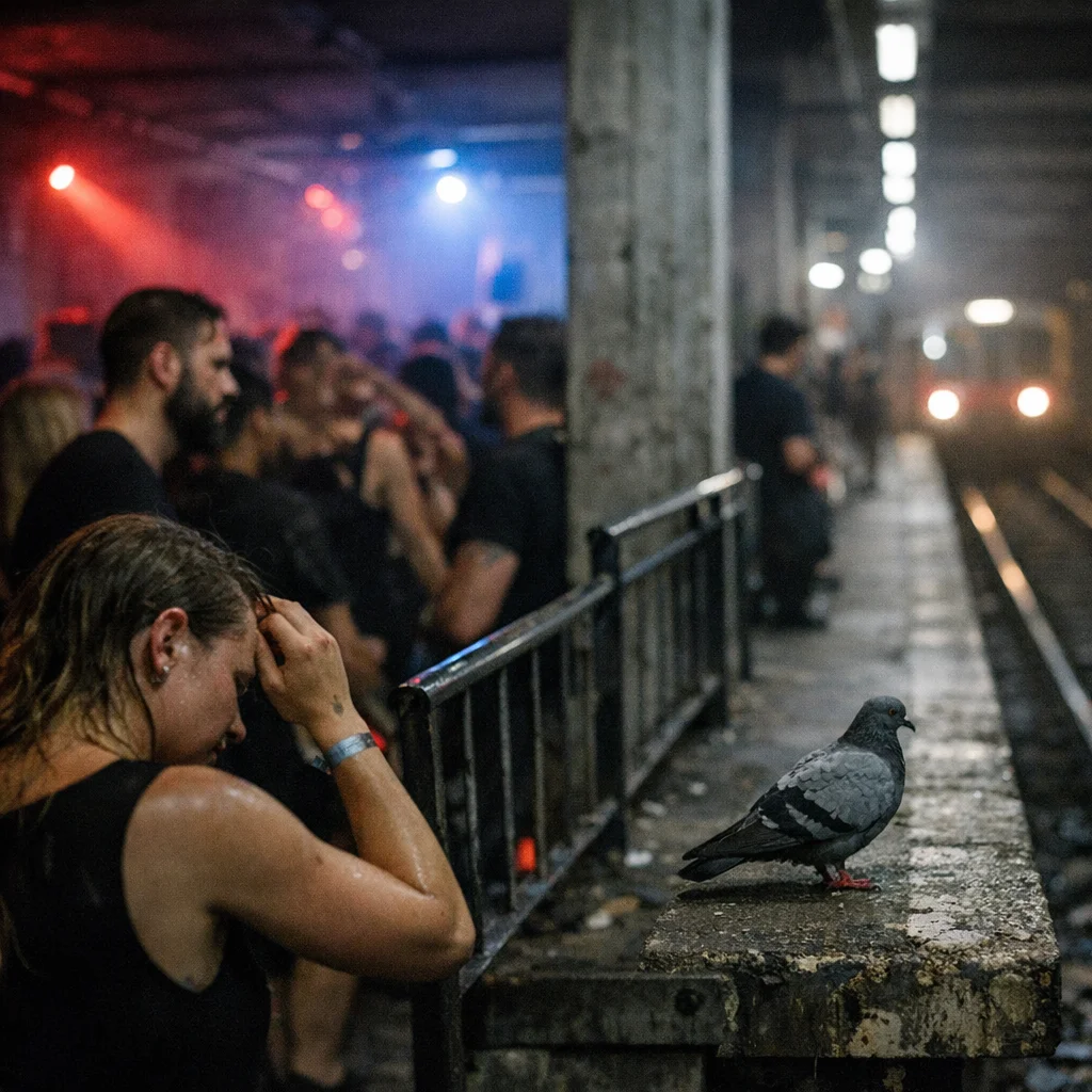 Pigeons Are Managing the Train Platform Again