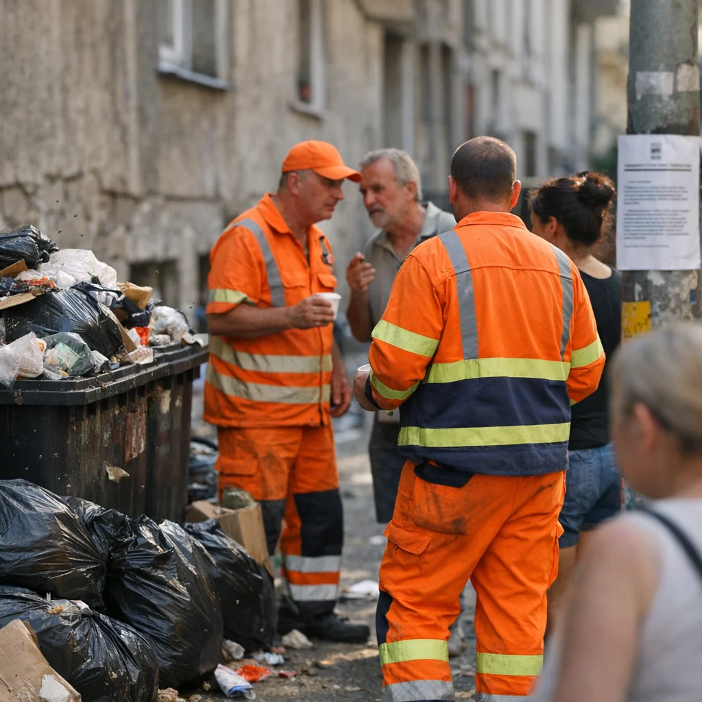 Bin Men Demand a Tip, Not Respect