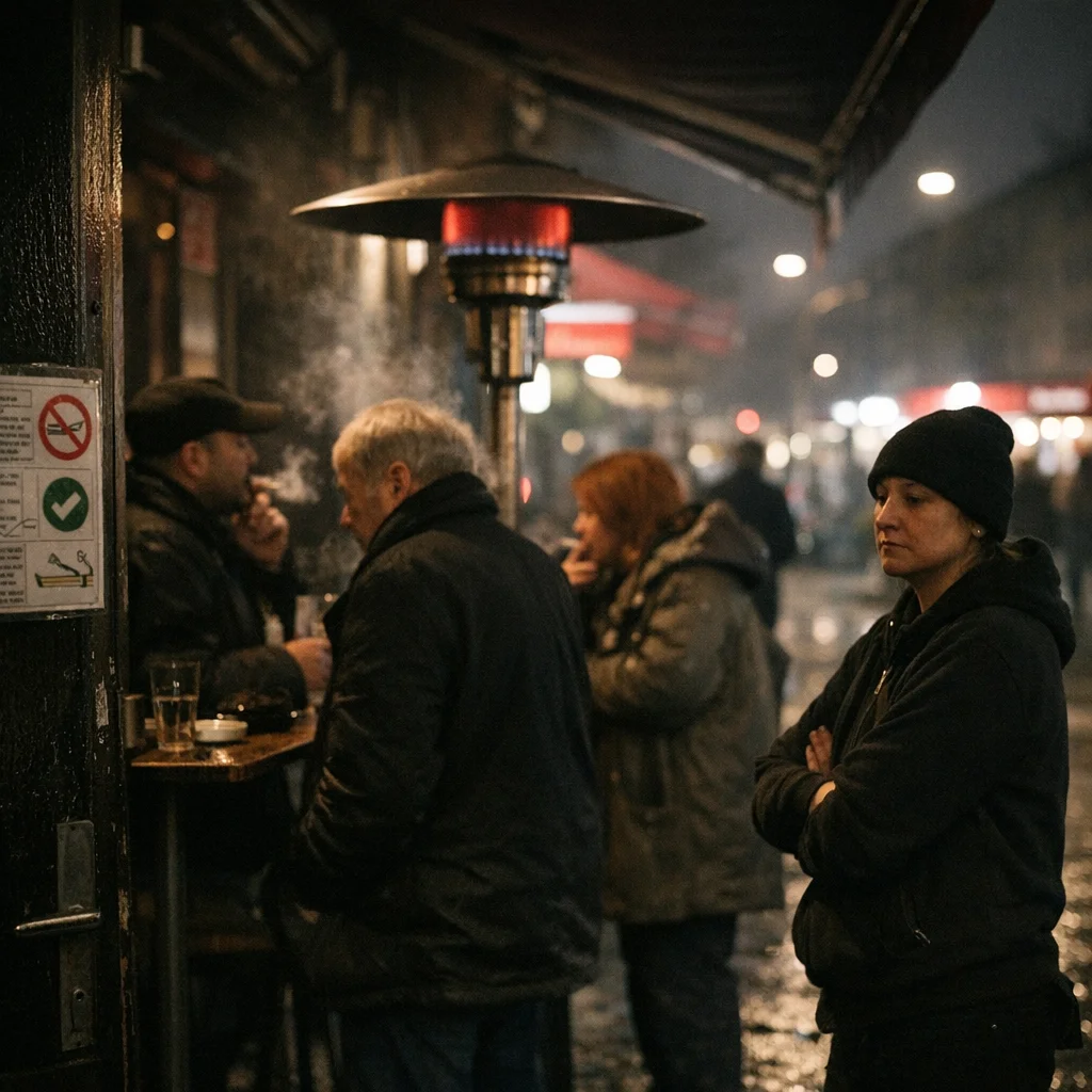Smoking Area for the Serious Poor