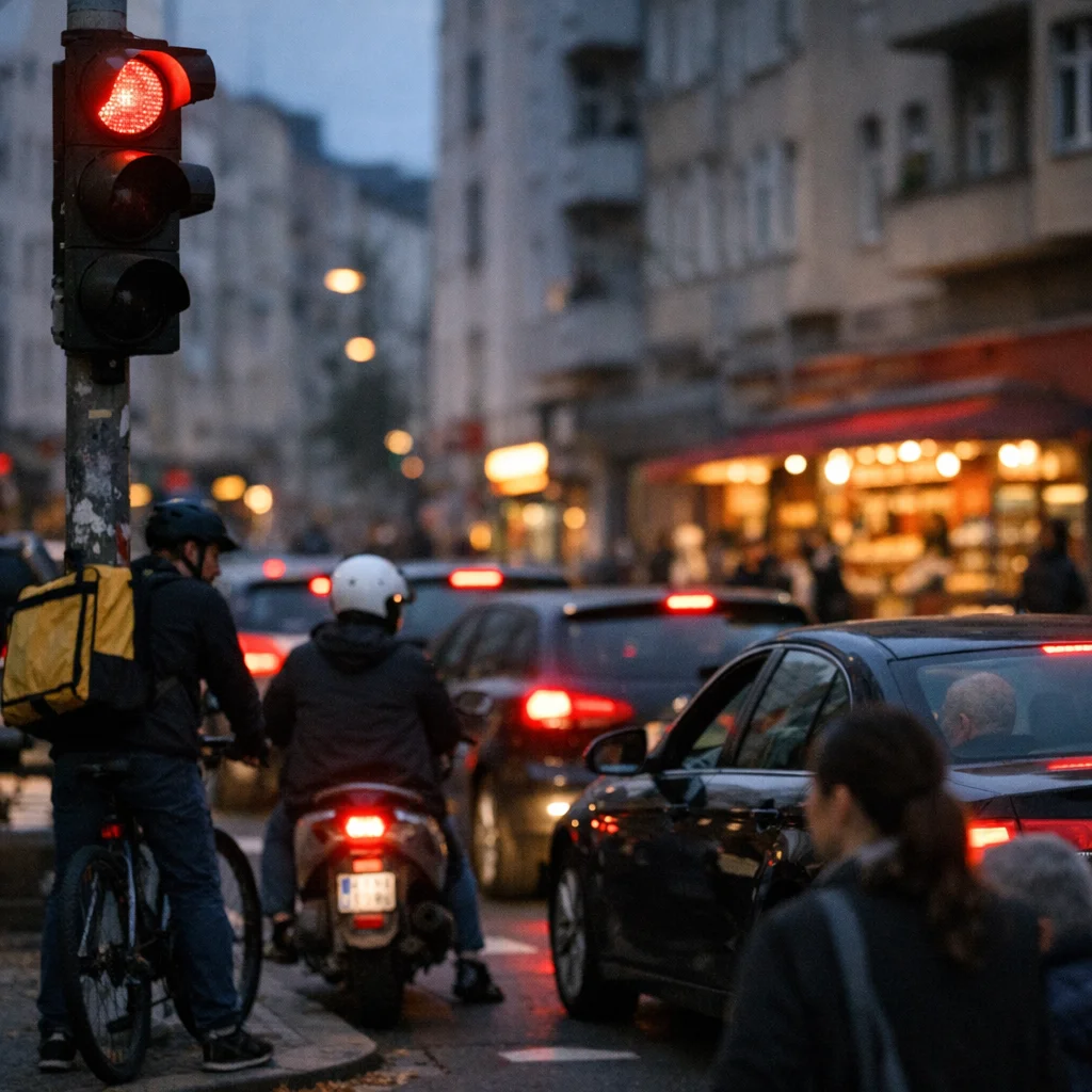 Traffic Light Choir Rehearses for Ten Minutes