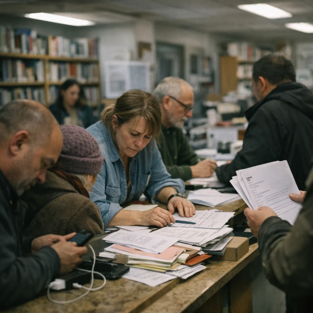 ‘No Cash, No Shame’ at the Library Desk
