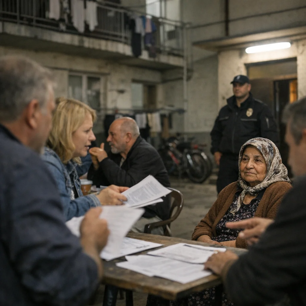 Homeowners Demand Democracy, Then Call Security