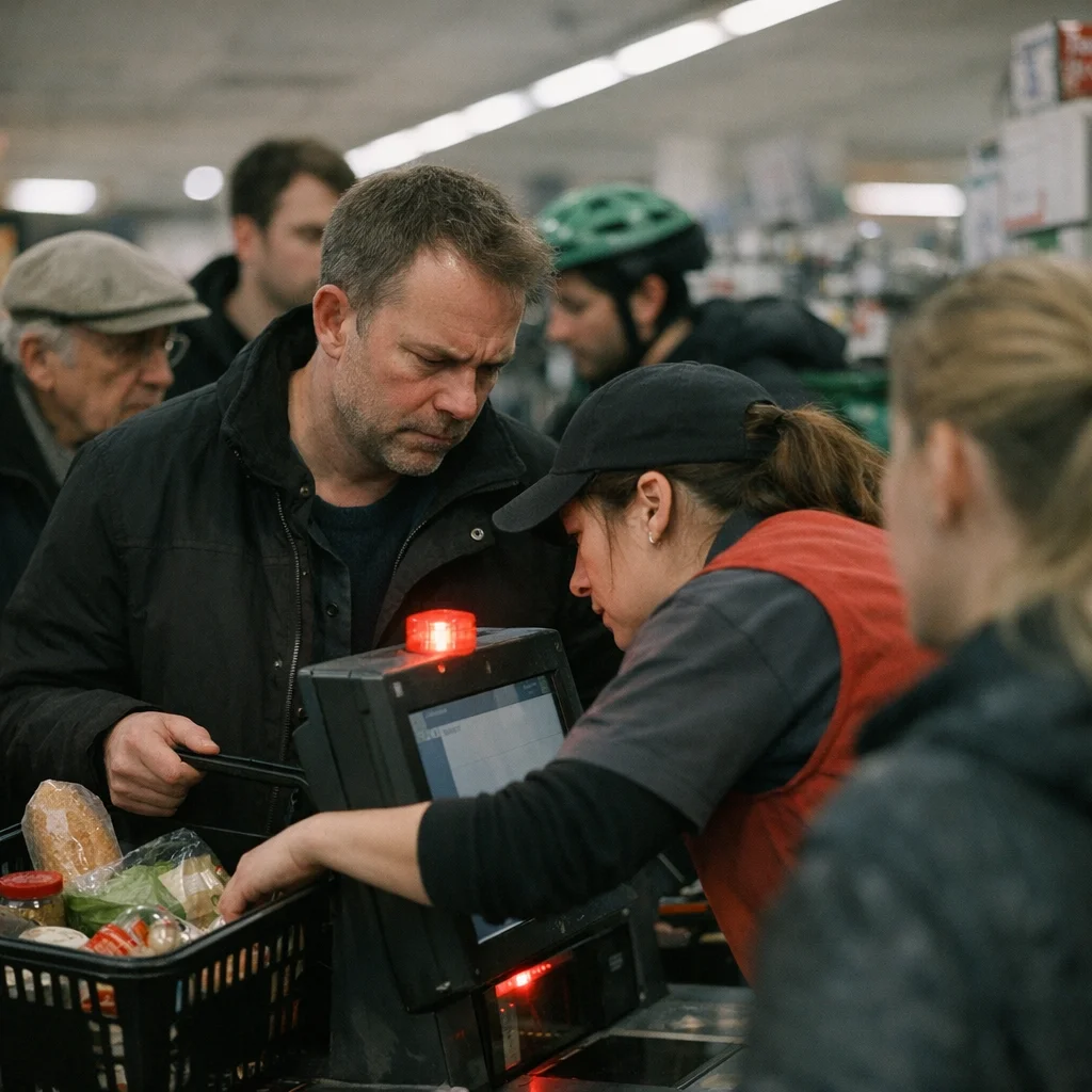 Supermarket Self-Checkout Demands an Apology