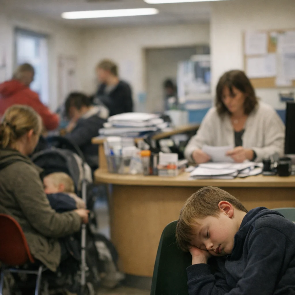 ‘Please Take a Number’ at the Pediatrics Desk
