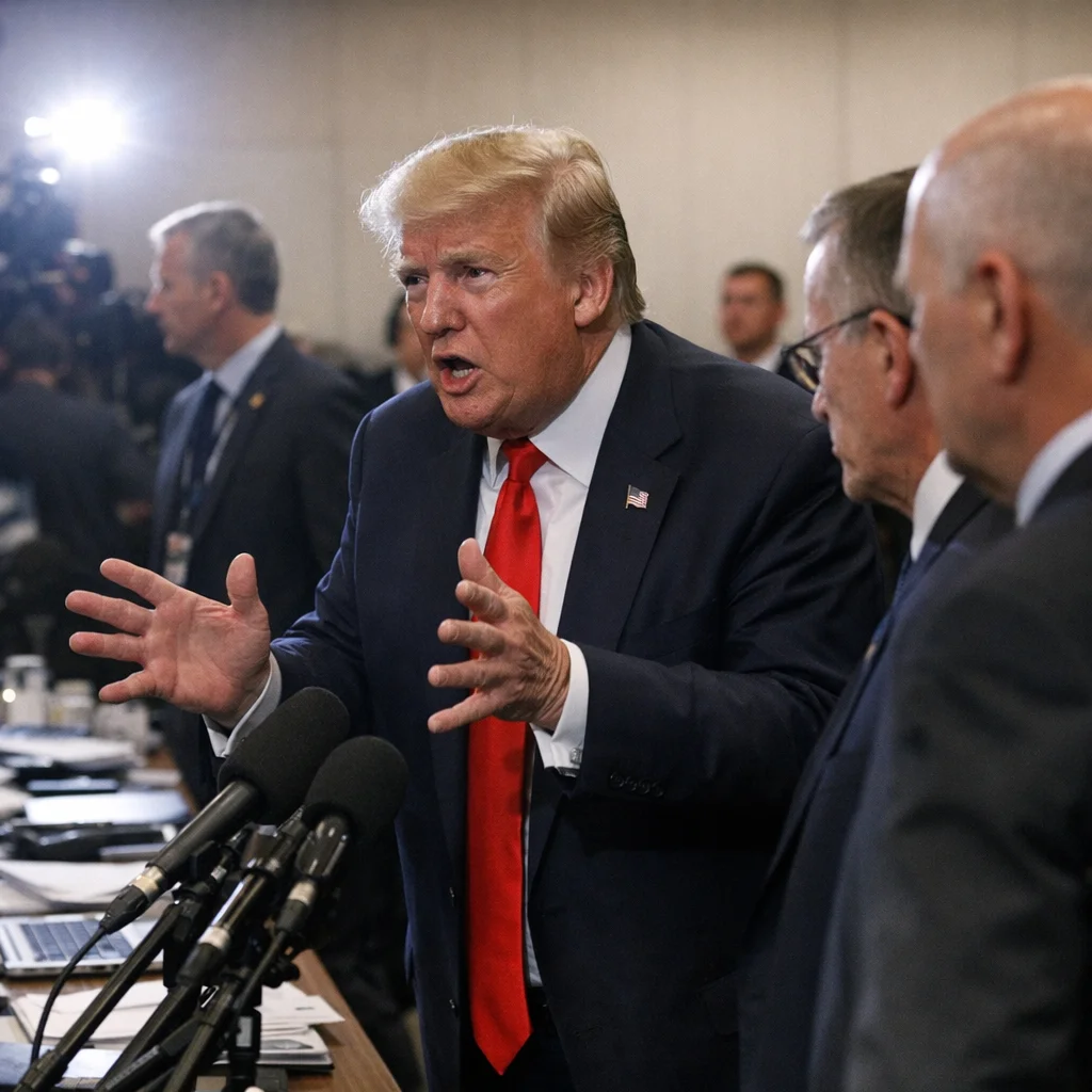 Europe Brings Clipboards; Trump Brings the Smoke Machine