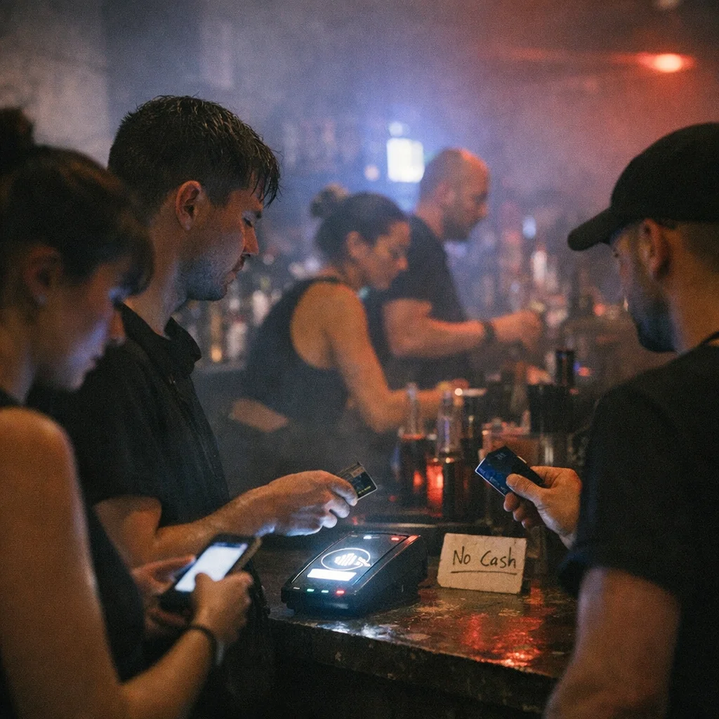 ‘Sorry, We Don’t Take Cash’ at the Rave