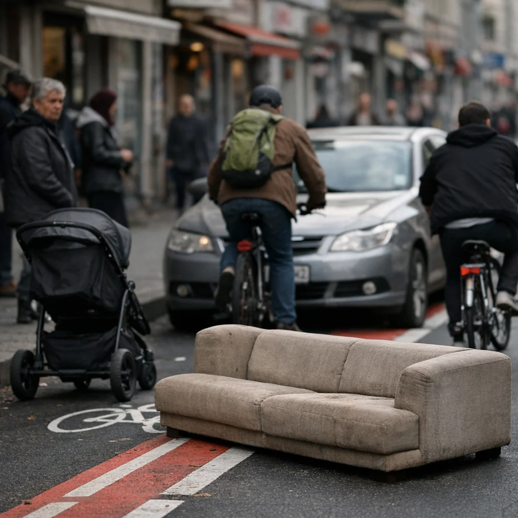 The Weeping Bike Lane of Müllerstraße