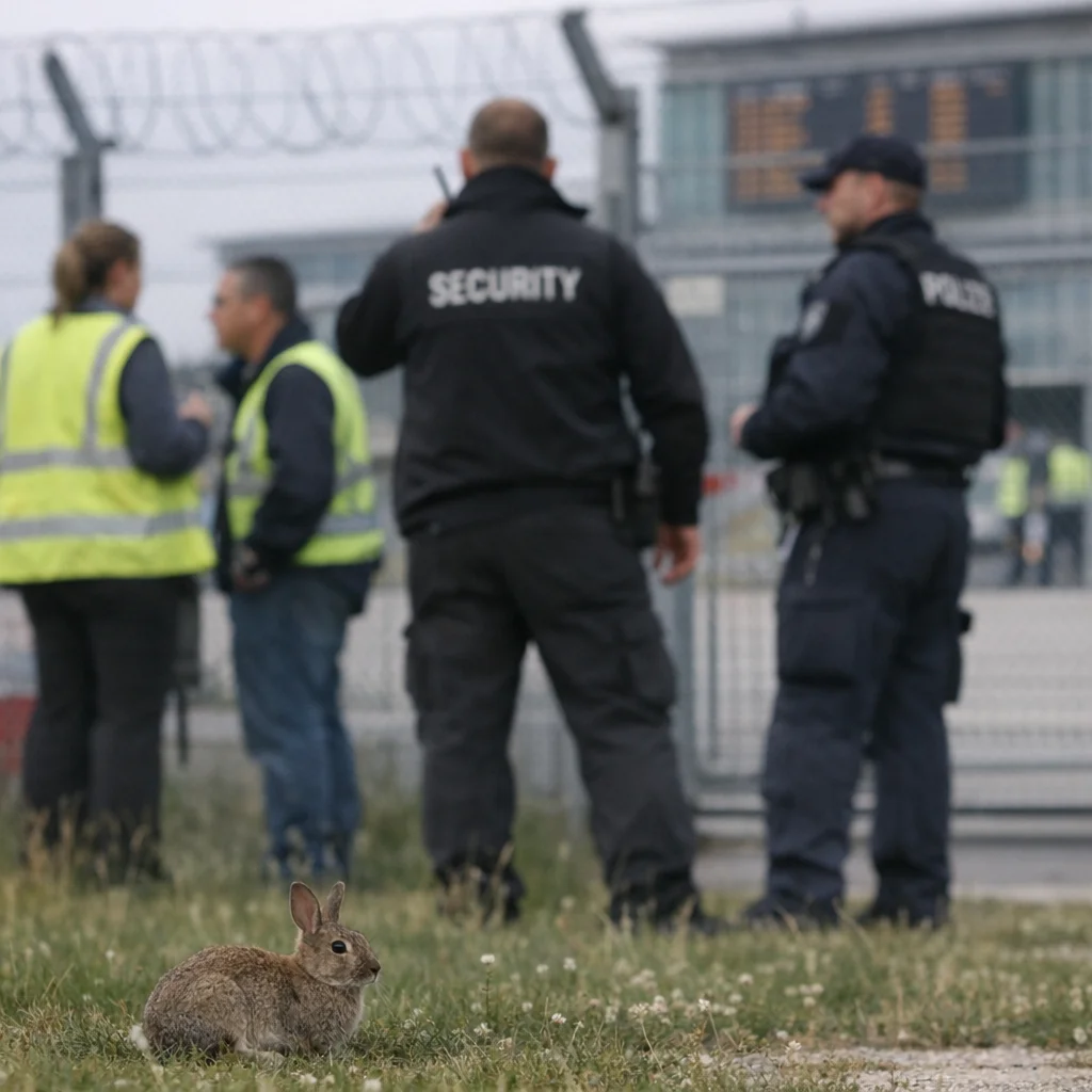 Rabbit Grounds Every Gate at Dresden Airport