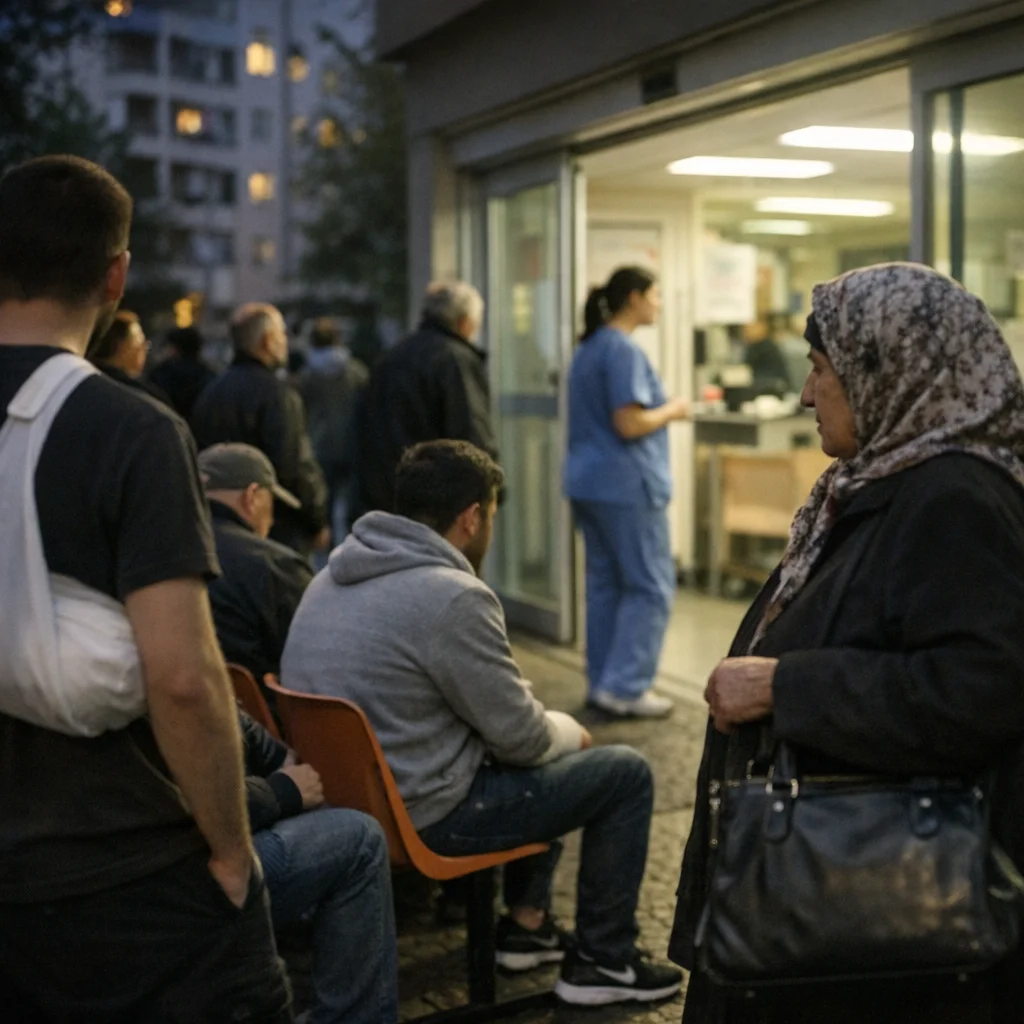 ‘Bitte Warten Sie Draußen’ at the Hospital