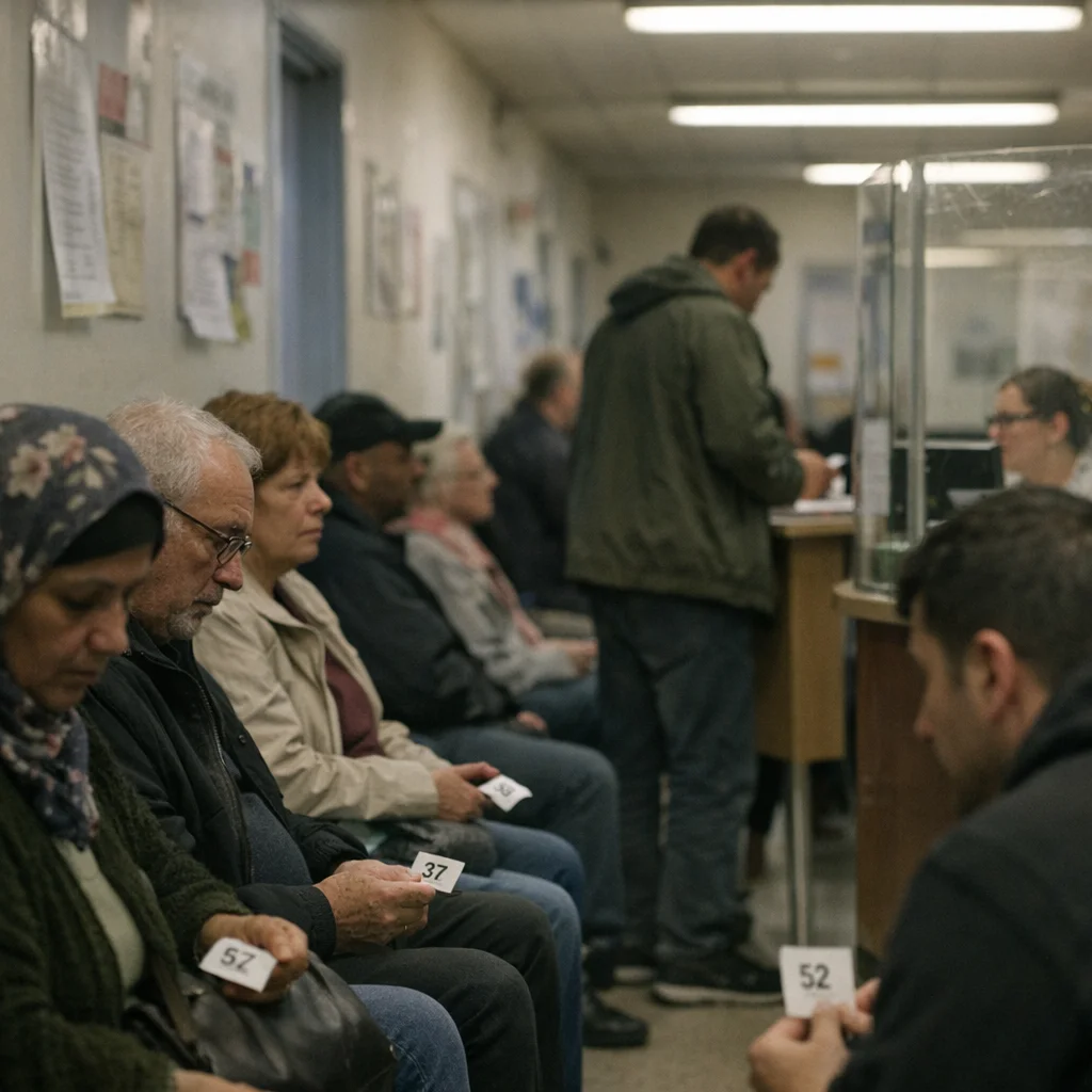 "Enter Here, Exit Later": Wedding’s New Clinic Queue
