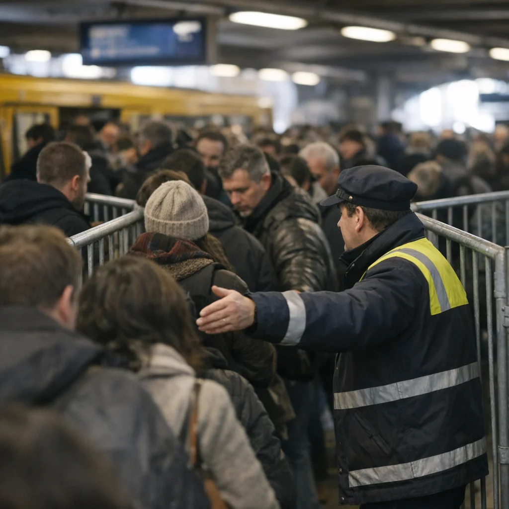 ‘Please Keep Your Hands Inside’ While the Minister Blocks the Platform