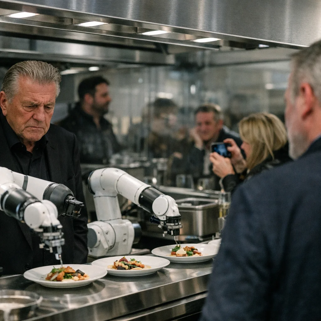 Robots on the Line, Chefs on Their Knees