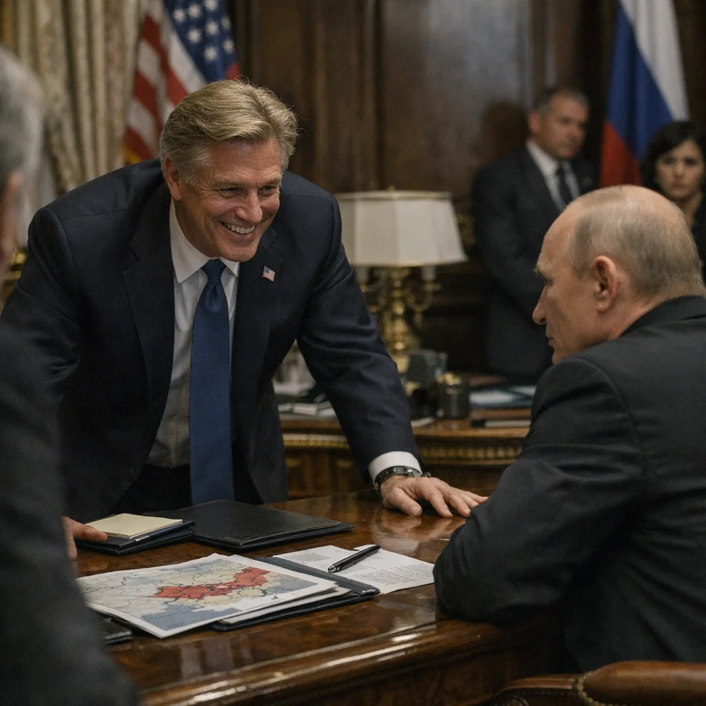 Putin Gets the Handjob, War Pauses