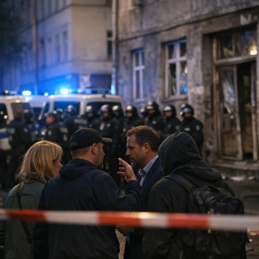 Troy at Hugo-Haus: 200 Cops for One Broken Door