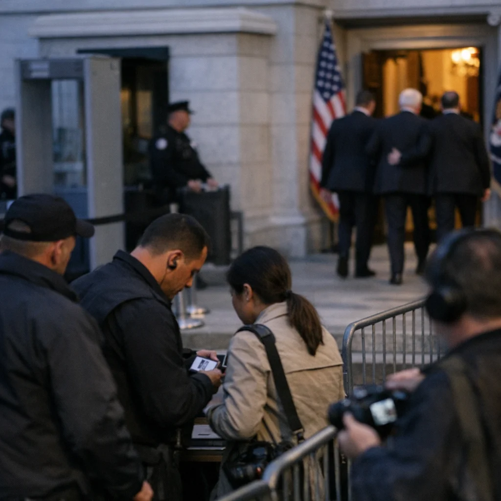 Xi Gets the Front Door; Press Gets Body-Searched