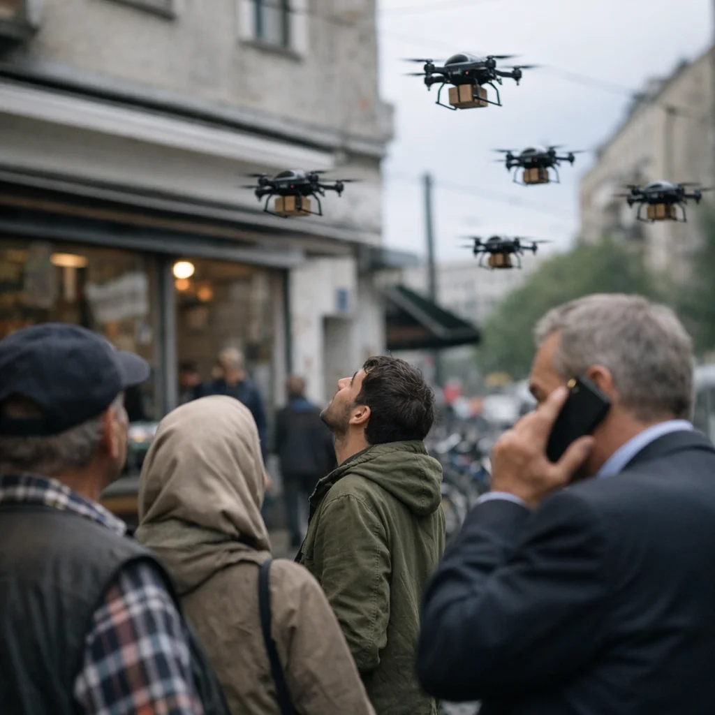 Pentagon of Tears: Amazon Drones Hover Over Texas Like Bad Couriers