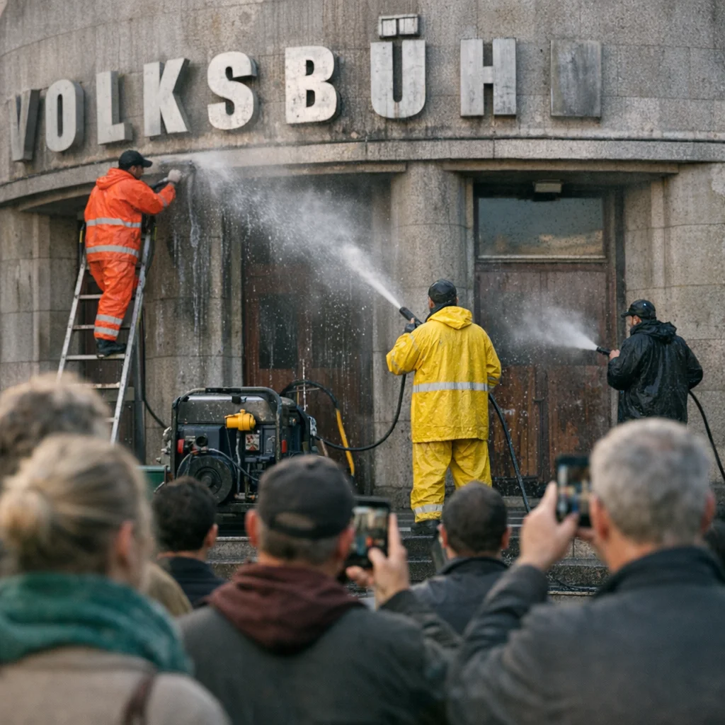 House Wash: Volksbühne Gets Stripped for the Crowd